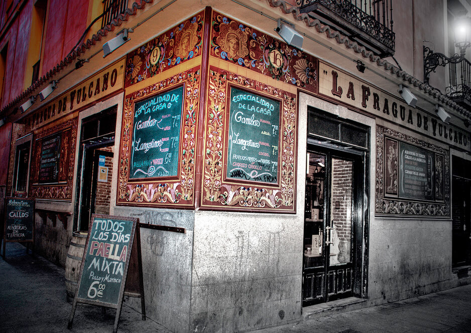 Madrid Tapas Guide, Taberna La Fragua de Volcano