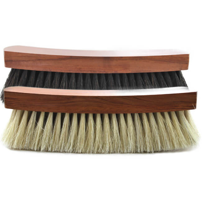 Horse-hair shoe brushes