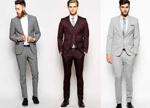 3 men cocktail suits