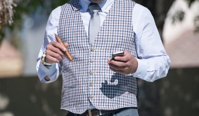 gentleman in summer style