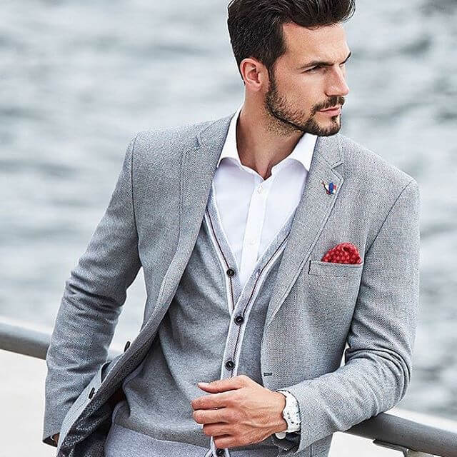 grey suits 