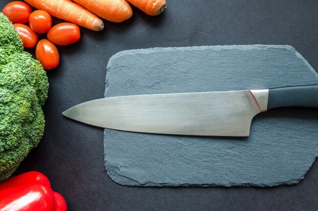 knife flatlay