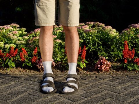 sandals socks