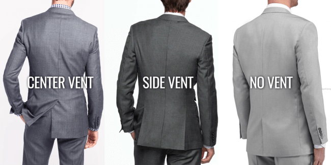 no vent vs center vent vs side vent suits