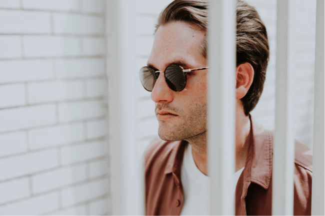 man in sunglasses